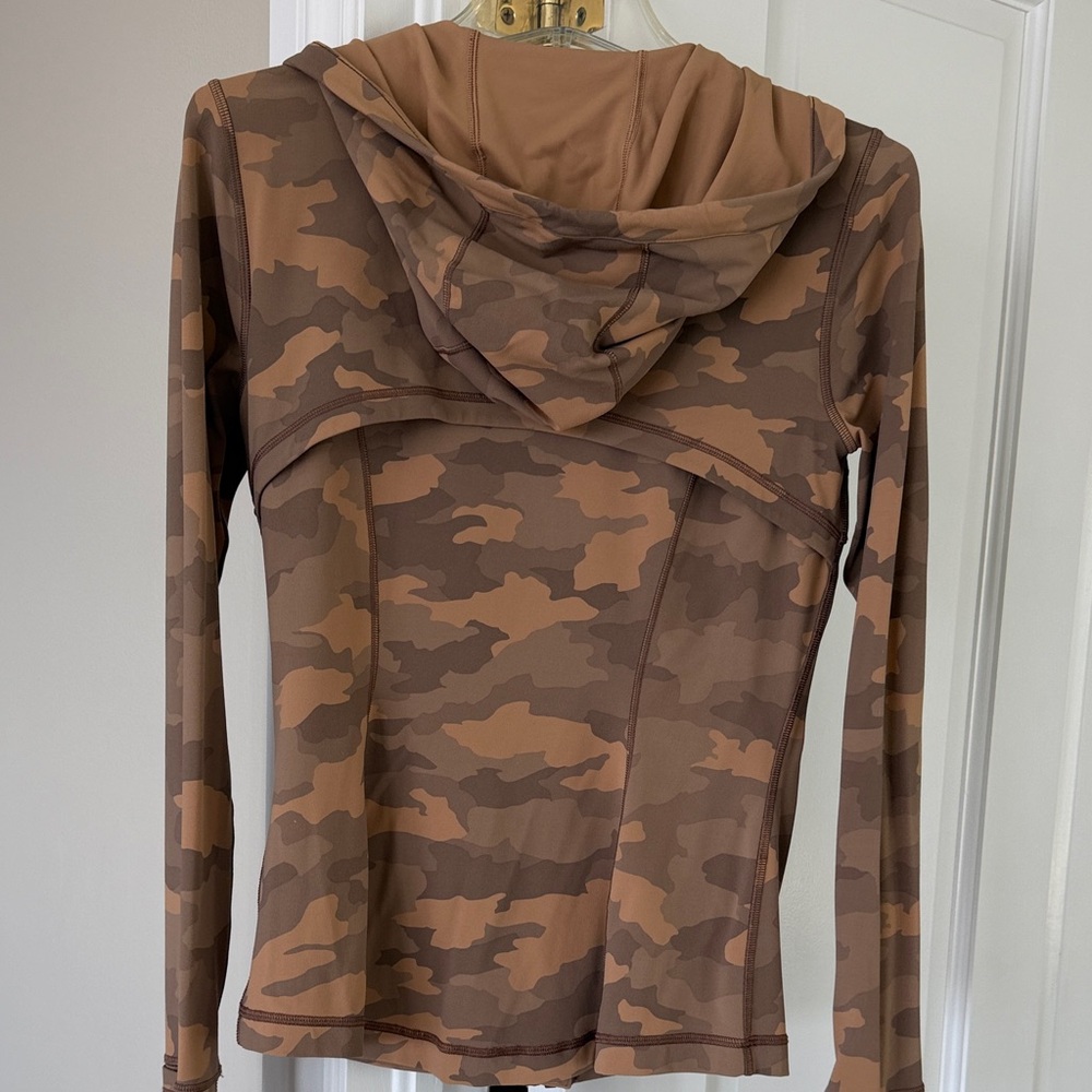 lululemon athletica Camo Full-Zip Hoodie - Brown - Picture 11 of 11